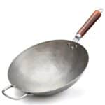 WIONC Pure Iron No Coating Non-stick Wok Hand