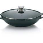 Kela Wok Kerros 32cm of cast Aluminium, Black, 32