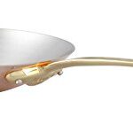 Mauviel 0 M'Heritage M'150B Copper Wok Pan, 11.8"