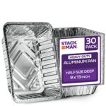 Aluminum Pans 9x13 Disposable Foil Pans [30-Pack]