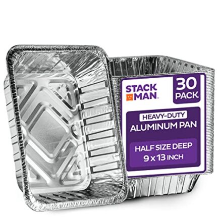 Aluminum Pans 9x13 Disposable Foil Pans [30-Pack]