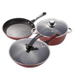 BAPYZ Household Non-stick Pan 3-piece Pot Frying