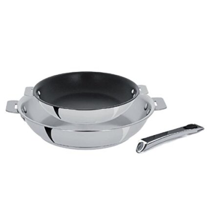 Cristel Casteline Fryingpan 2 Pack, 10" Uncoated +