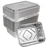 SIMTOP Disposable Aluminum Foil Pans with Lids |