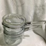 Vintage PYREX Flameware Glass Double Boiler with