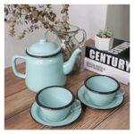 Coffee cup Enamel Kettle Set Coffee Tea Pot Water