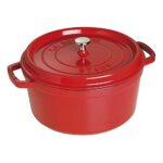 Staub Cast Iron 7-qt Round Cocotte - Cherry, Made