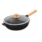 XJJZS Aluminum Alloy Pan - Frying Pan with Lid and