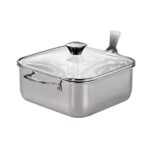 Tramontina Covered Square Roasting Pan Stainless