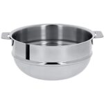 Cristel Bain Marie, 3 quart, Silver