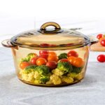 pot 3L Glass Soup Pot Transparent Double Ear Soup