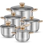 Cooking Pots and Pans Induction Casseroles Frypan