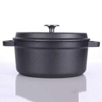 TJLSS Cast Iron Pan Cast Iron Saucepan Soup Pot