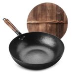 Walnut 32cm Traditional Handmade 100% Iron Wok