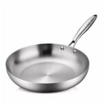 WIONC Frying Pan,Stainless Steel Frying Pot