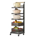 Kitchen Pot Rack Floor Shelf Household Vegetable