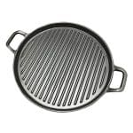 DSFEOIGY 30cm Thickened Striped Cast Iron Steak