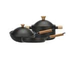 SDFGH Non-Stick Pan Set Frying Pan Cookware Set