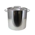 Thaweesuk Shop 160 Quart Polished Stainless Steel