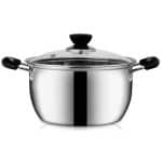 XWOZYDR Stainless Steel Saucepan Soup Pot Dairy