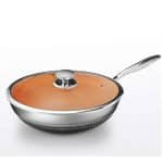 N/A 304 Stainless Steel Wok Double-Sided Honeycomb