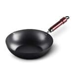 ZCXBHD Wok Iron No Coating Non-Stick Pan,Brown