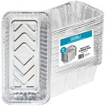 Aluminum Foil Pans(30 Pack) - 8x4 Inches Tin Foil