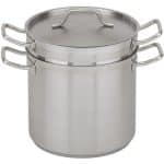Royal Industries Double Boiler with Lid, 8 qt,