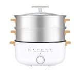 WALNUTA Home Use Electric Steamer 12L Bun Warmer