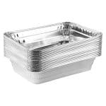 PLASTICPRO Disposable 2 LB Aluminum Takeout Tin