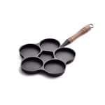 FZZDP Mini Stone Omelette Pan Four-Hole Flat Gas