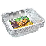 EHOMEA2Z Aluminum Pans Disposable Half Size (10