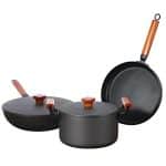 SBSNH 5 Piece Nonstick Iron Cookware Set Cookware