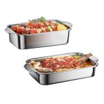 SVRITE Stainless Steel Kitchen Oven Roasting Pan
