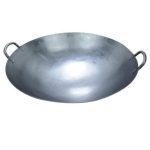 Traditional Hand-Forged Cast Iron Wok –