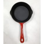 GaRcan Enameled Cast Iron Pan Handle Nonstick Pan