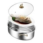 Generic Stainless Steel Fish Steamer Elliptical