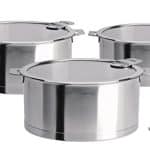 Cristel Strate Saucepan, 1.5 quart/2 quart/3