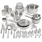 HIONJIN Stainless Steel Cookware and Kitchen Combo
