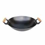 AS Know US Cast Iron Wok Pot, Round Bottom Cast