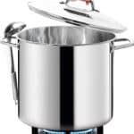 uhyOHF Large Stock Pot - Stainless Steel Stock Pot
