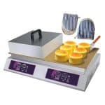 Commercial Electric Griddle Souffle Machine With