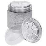 (360 Pack) Premium 6-Inch Round Foil Pans with